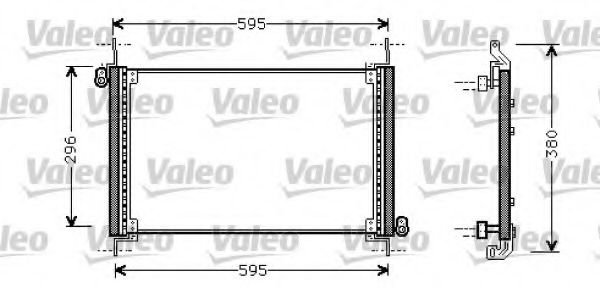 Imagine Condensator, climatizare VALEO 818009