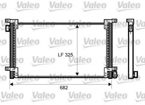 Imagine Condensator, climatizare VALEO 818036