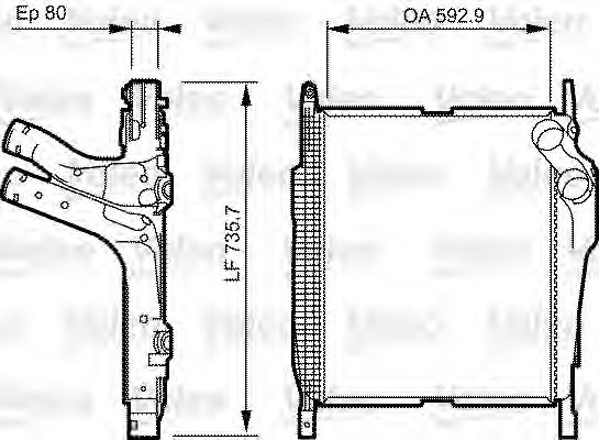 Imagine Intercooler, compresor VALEO 818230