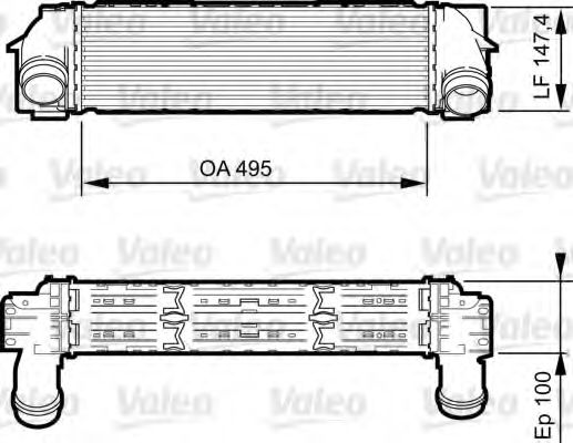 Imagine Intercooler, compresor VALEO 818253