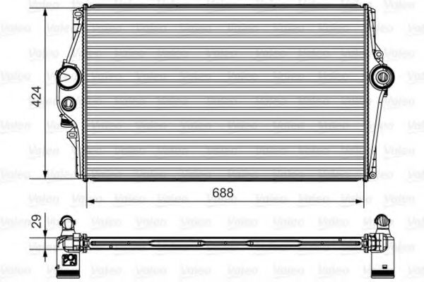 Imagine Intercooler, compresor VALEO 818284