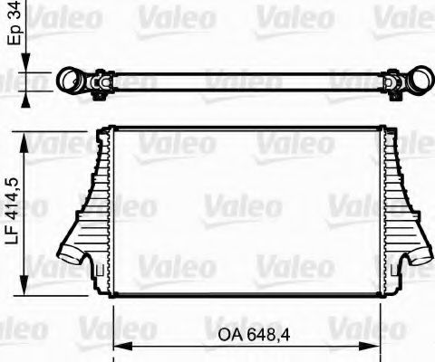 Imagine Intercooler, compresor VALEO 818722