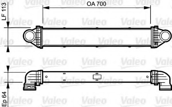 Imagine Intercooler, compresor VALEO 818806