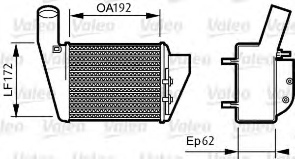 Imagine Intercooler, compresor VALEO 818828