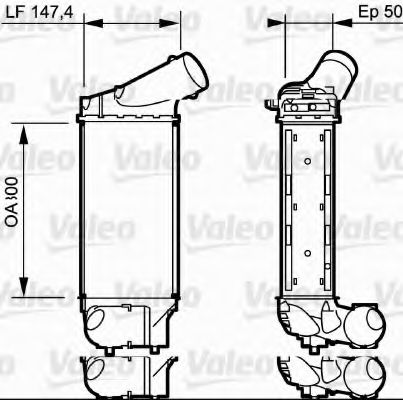 Imagine Intercooler, compresor VALEO 818836