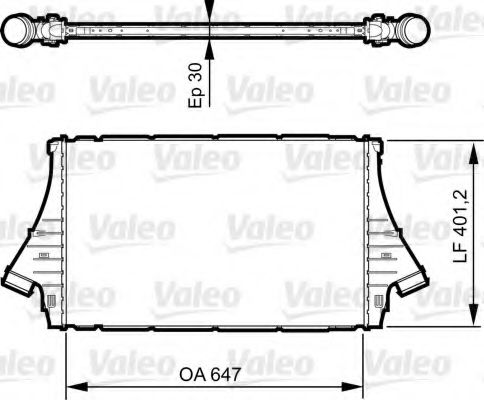 Imagine Intercooler, compresor VALEO 818840