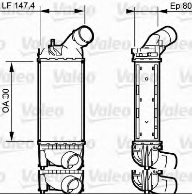 Imagine Intercooler, compresor VALEO 818853