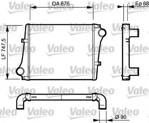 Imagine Intercooler, compresor VALEO 818876