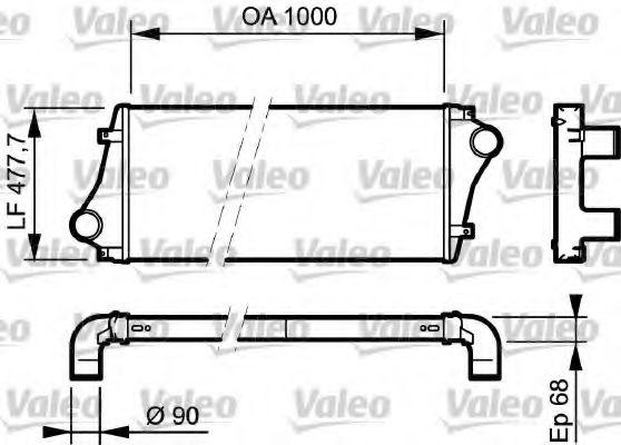 Imagine Intercooler, compresor VALEO 818877