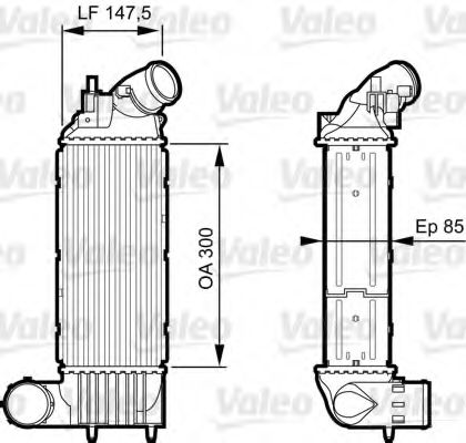 Imagine Intercooler, compresor VALEO 818895