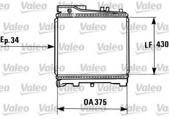 Imagine Radiator, racire motor VALEO 819181