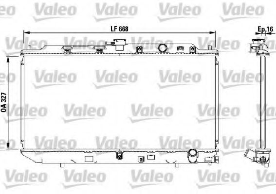 Imagine Radiator, racire motor VALEO 819193