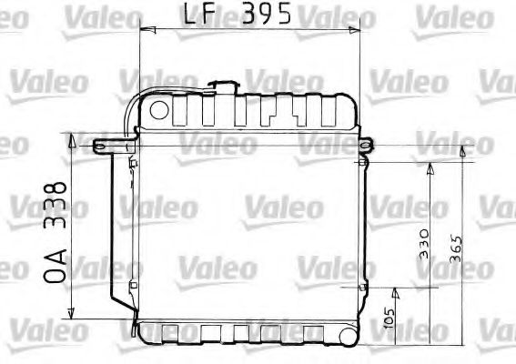 Imagine Radiator, racire motor VALEO 819204