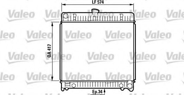 Imagine Radiator, racire motor VALEO 819217