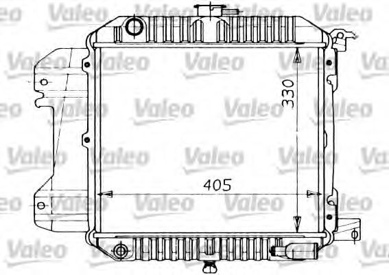 Imagine Radiator, racire motor VALEO 819219