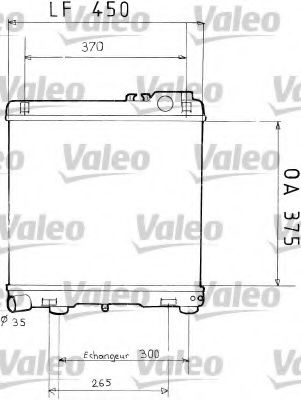 Imagine Radiator, racire motor VALEO 819370