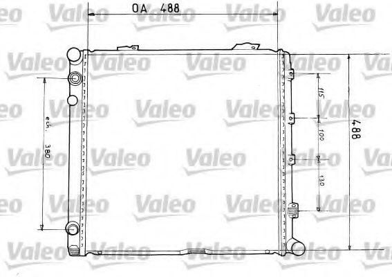 Imagine Radiator, racire motor VALEO 819373