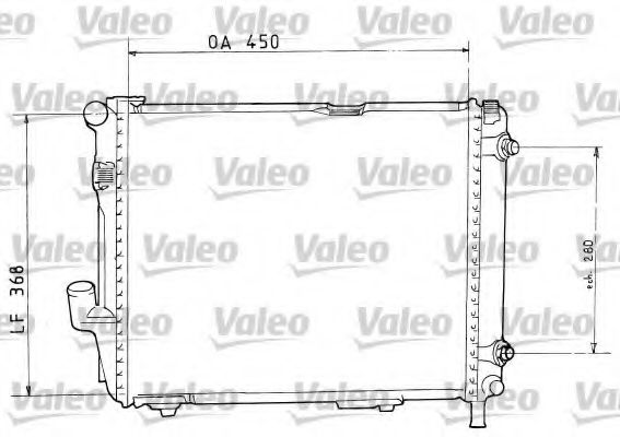 Imagine Radiator, racire motor VALEO 819374