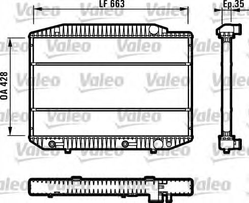 Imagine Radiator, racire motor VALEO 819378