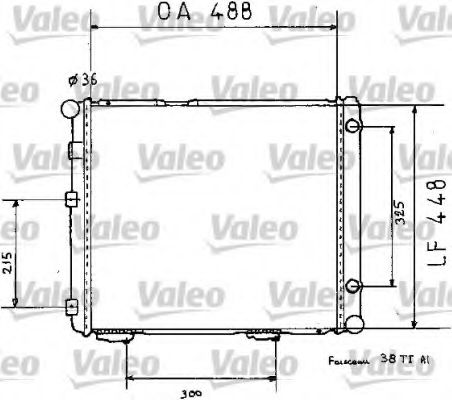 Imagine Radiator, racire motor VALEO 819383