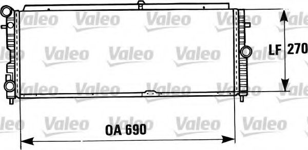 Imagine Radiator, racire motor VALEO 819388