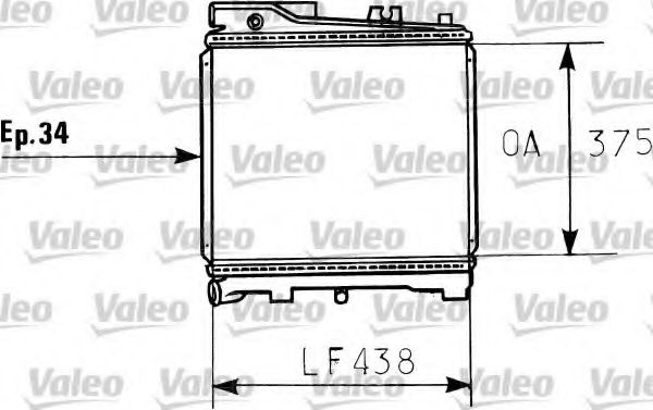 Imagine Radiator, racire motor VALEO 819395