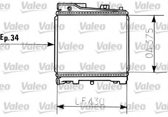 Imagine Radiator, racire motor VALEO 819396