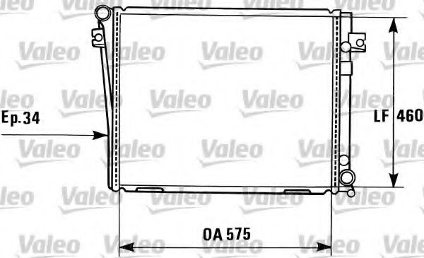 Imagine Radiator, racire motor VALEO 819405
