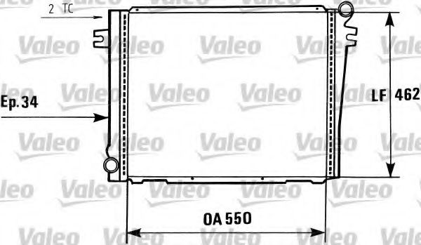 Imagine Radiator, racire motor VALEO 819406