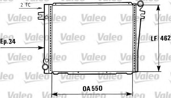 Imagine Radiator, racire motor VALEO 819407