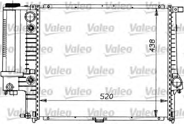 Imagine Radiator, racire motor VALEO 819413