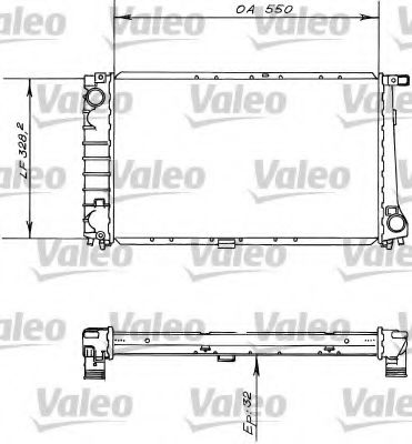 Imagine Radiator, racire motor VALEO 819414