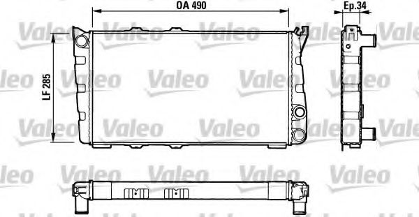 Imagine Radiator, racire motor VALEO 883734