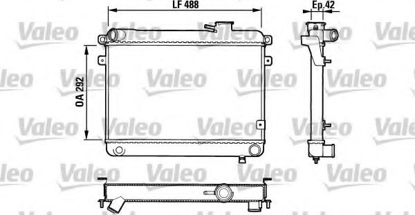 Imagine Radiator, racire motor VALEO 883762