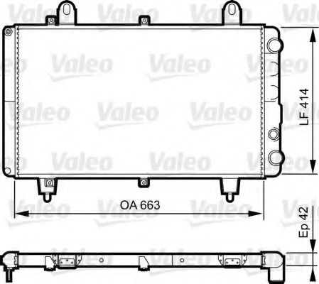 Imagine Radiator, racire motor VALEO 883764