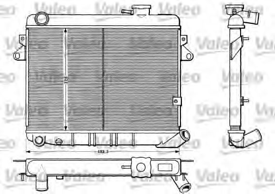 Imagine Radiator, racire motor VALEO 883808