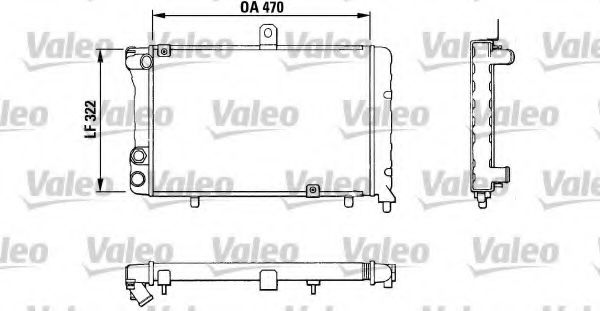 Imagine Radiator, racire motor VALEO 883809