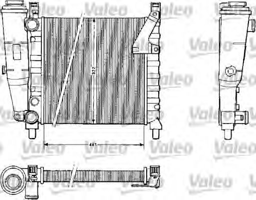 Imagine Radiator, racire motor VALEO 883813