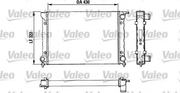 Imagine Radiator, racire motor VALEO 883820