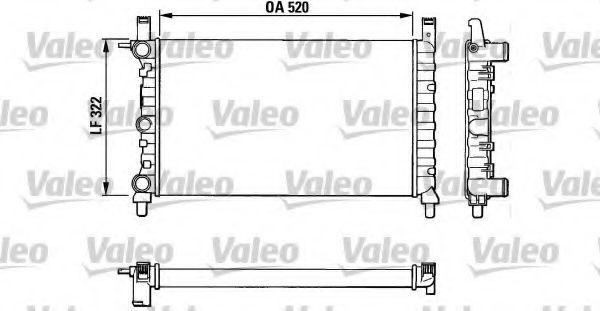 Imagine Radiator, racire motor VALEO 883825