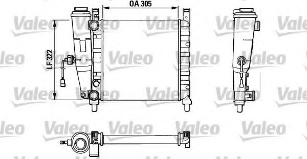 Imagine Radiator, racire motor VALEO 883826