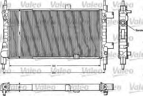 Imagine Radiator, racire motor VALEO 883856