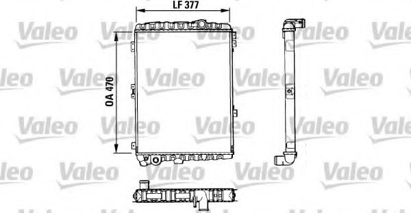 Imagine Radiator, racire motor VALEO 883864