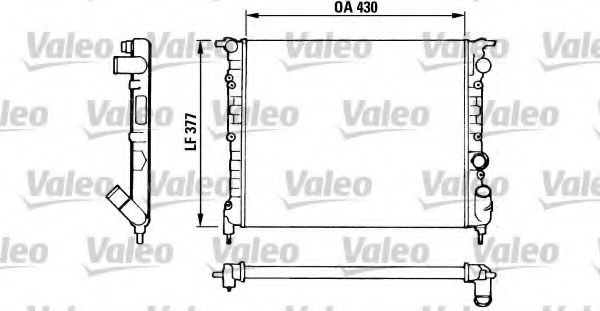 Imagine Radiator, racire motor VALEO 883875