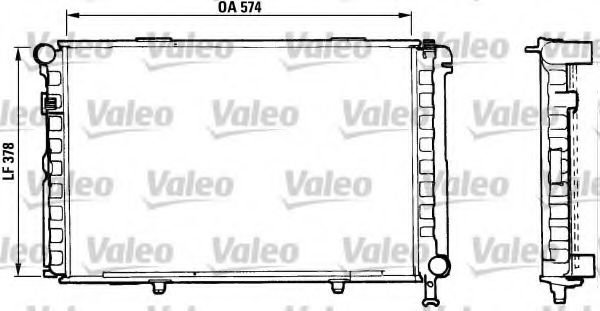 Imagine Radiator, racire motor VALEO 883876