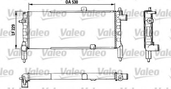 Imagine Radiator, racire motor VALEO 883920