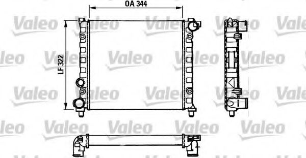 Imagine Radiator, racire motor VALEO 883921