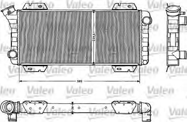 Imagine Radiator, racire motor VALEO 883955