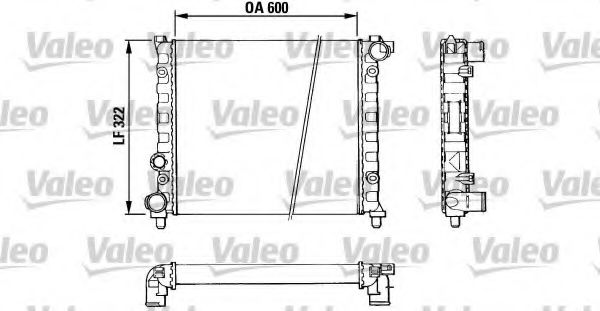 Imagine Radiator, racire motor VALEO 883958