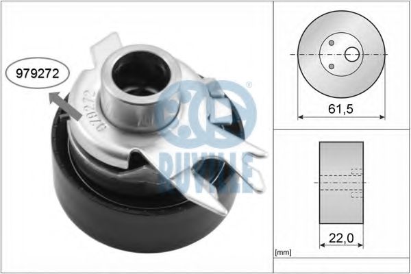 Imagine rola intinzator,curea distributie RUVILLE 55719